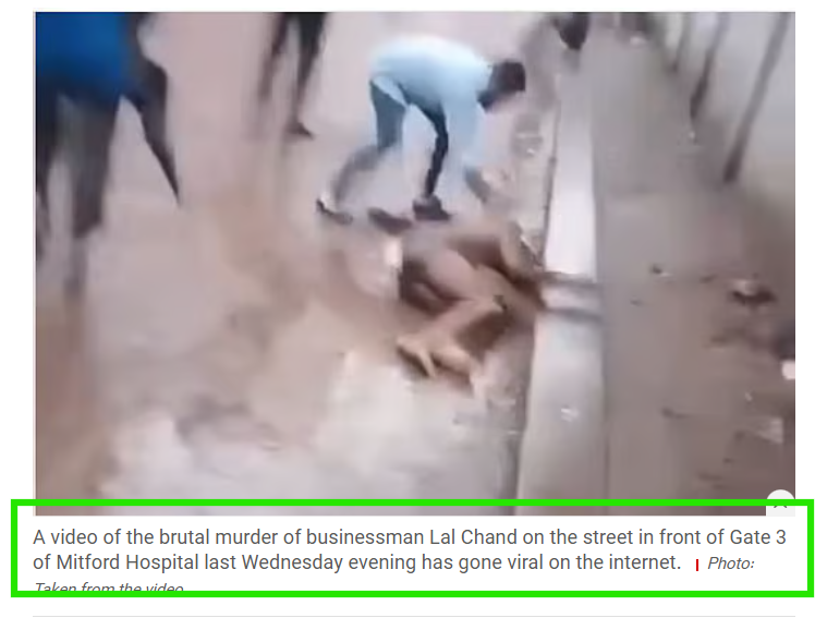 வங்காளத்தில் இந்து நபர் இஸ்லாமியர்களால் அடித்து கொலை.