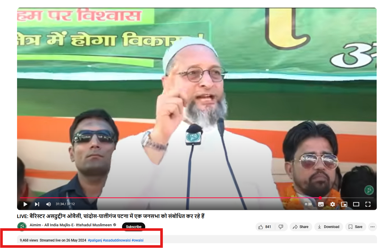 Old Video Of Asaduddin Owaisi Criticising Film Makers Goes Viral Amid ‘Udaipur Files’ Row