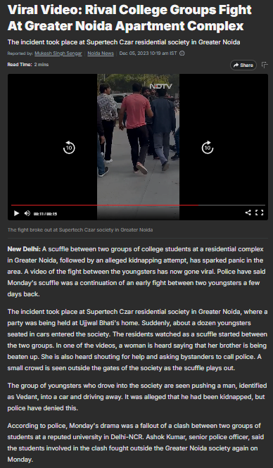 ಬ್ರಾಹ್ಮಣ ಹುಡುಗಿಯನ್ನು ಲಪಟಾಯಿಸಲು ಯತ್ನಿಸುತ್ತಿದ್ದ ಮುಸ್ಲಿಂ ಯುವಕನಿಗೆ ಏಟು; ವೈರಲ್ ವೀಡಿಯೋ ಹಿಂದಿನ ಸತ್ಯವೇನು?