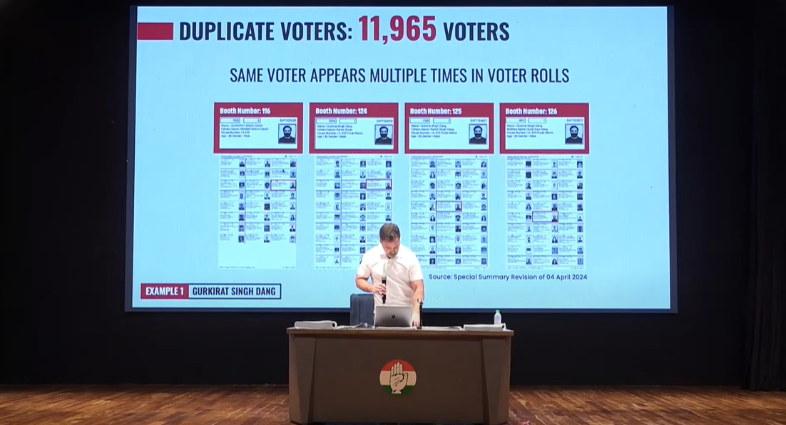 "व्होट चोरी" या विषयावर पत्रकार परिषदेत राहुल गांधींनी महादेवपुराबद्दल केलेल्या दाव्यांवर आम्हाला हे आढळले