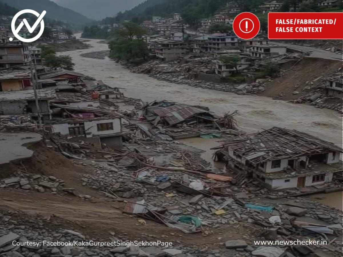 ਉੱਤਰਕਾਸ਼ੀ ਜ਼ਿਲ੍ਹੇ ਦੇ ਧਰਾਲੀ ਵਿੱਚ ਬੱਦਲ ਫਟਣ ਤੋਂ ਬਾਅਦ ਇਸ ਤਰ੍ਹਾਂ ਦੇ ਹਾਲਤ ਬਣ ਗਏ