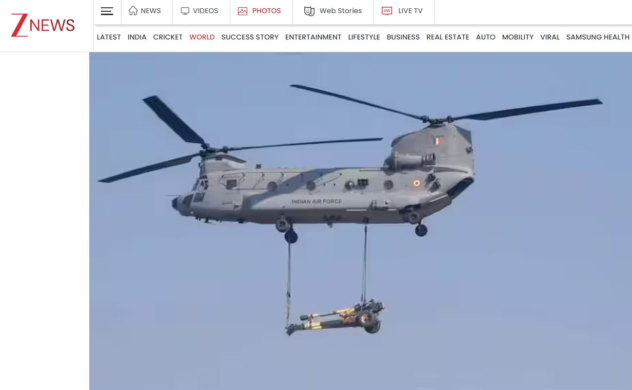 उत्तराखंडमधील धराली येथे चिनूक हेलिकॉप्टरने जेसीबी पोहोचवले? नाही, हा फोटो एडिटेड आहे