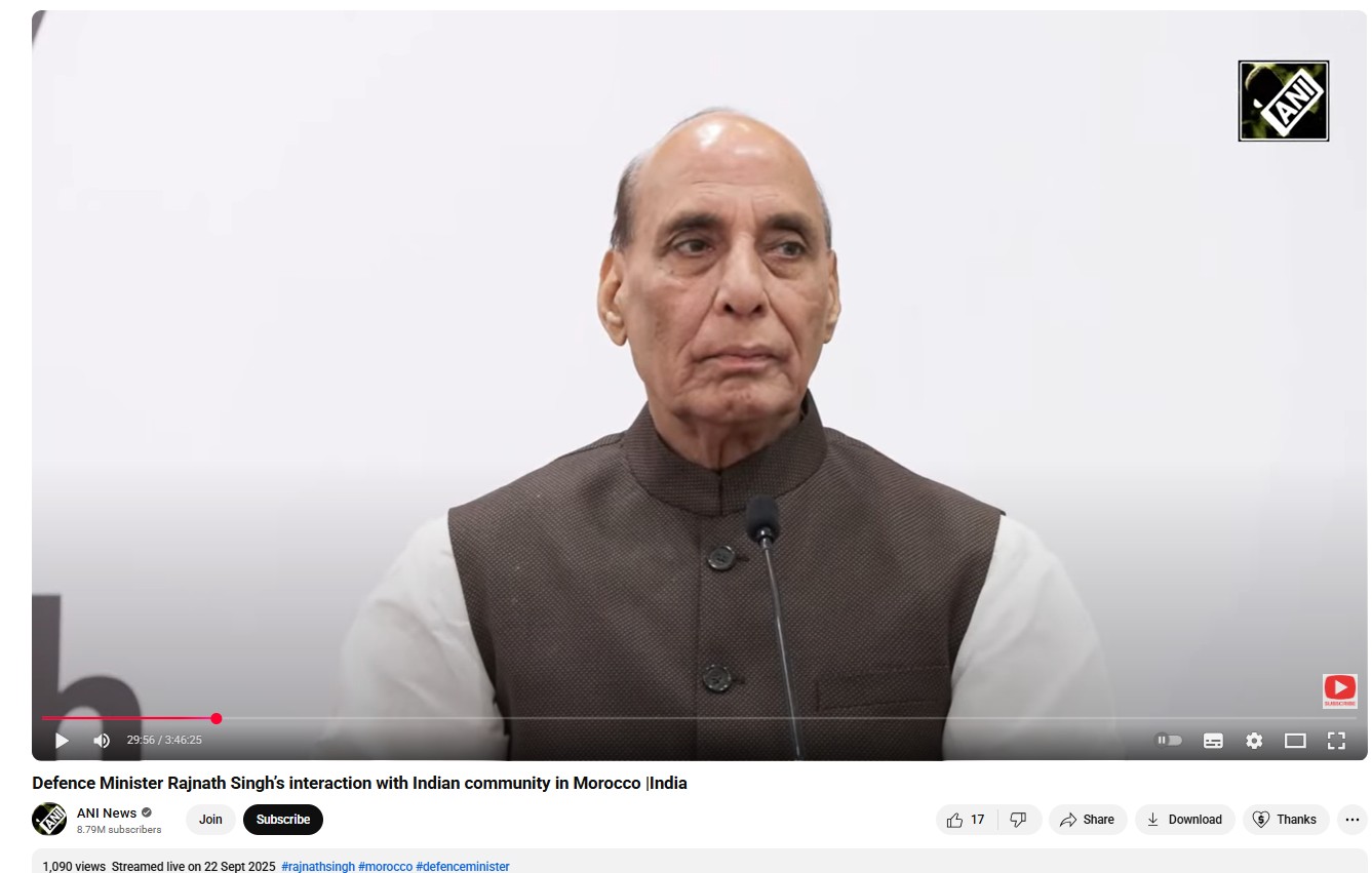 Video Claiming To Show Rajnath Singh Admitting To India Losing 4 Rafale Jets During Op Sindoor Is Manipulated