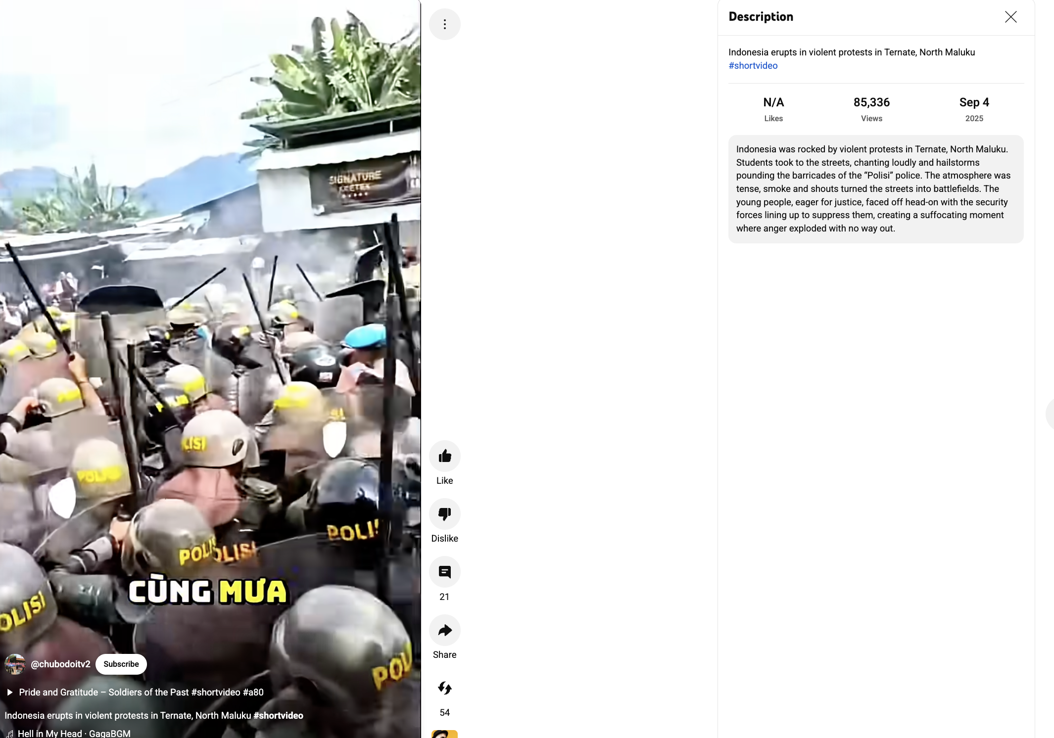 ਨੇਪਾਲ ਵਿੱਚ ਹੋ ਰਹੇ ਵਿਰੋਧ ਪ੍ਰਦਰਸ਼ਨ ਦੀ ਹੈ ਇਹ ਵੀਡੀਓ?