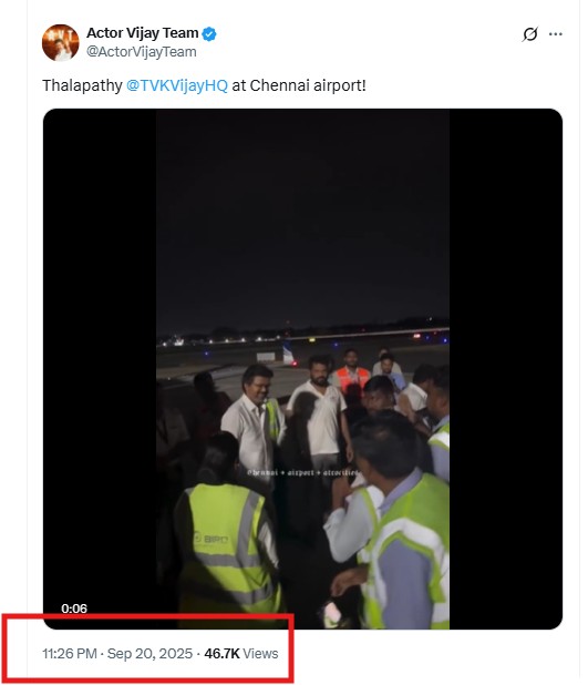 Karur Stampede: Viral Video of Vijay Happily Greeting Airport Staff Predates Tragedy