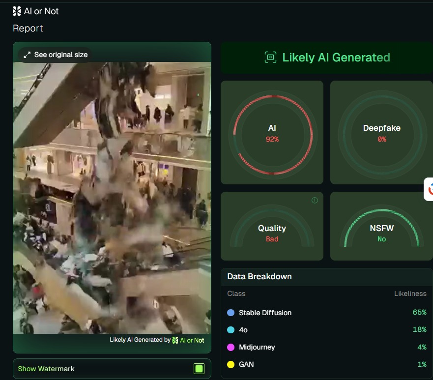 ಮೈಸೂರು ಬಿ.ಎಂ. ಹ್ಯಾಬಿಟೇಟ್ ಮಾಲ್ ನಲ್ಲಿ ಎಸ್ಕಲೇಟರ್ ಕುಸಿತ ಎಂದ ವೀಡಿಯೋ ನಿಜವಲ್ಲ!