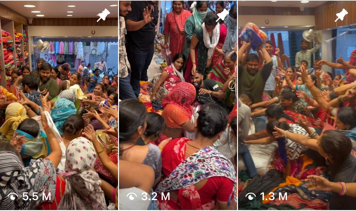 बिहार बंद दरम्यान मुझफ्फरपूरमध्ये भाजप महिला मोर्चाच्या नेत्यांनी साडीचे दुकान लुटल्याचा दावा खोटा, जाणून घ्या व्हायरल व्हिडिओचे सत्य