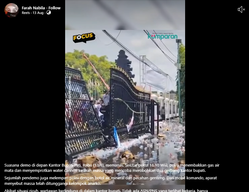 ਨੇਪਾਲ ਵਿੱਚ ਸਰਕਾਰ ਖਿਲਾਫ ਹੋ ਰਹੇ ਵਿਰੋਧ ਪ੍ਰਦਰਸ਼ਨ ਦਾ ਦੱਸਕੇ ਵਾਇਰਲ ਹੋਇਆ ਇੰਡੋਨੇਸ਼ੀਆ ਦਾ ਵੀਡੀਓ