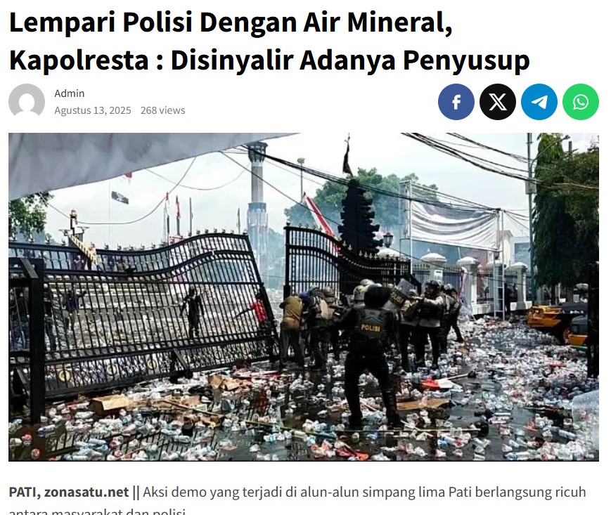 ਨੇਪਾਲ ਵਿੱਚ ਸਰਕਾਰ ਖਿਲਾਫ ਹੋ ਰਹੇ ਵਿਰੋਧ ਪ੍ਰਦਰਸ਼ਨ ਦਾ ਦੱਸਕੇ ਵਾਇਰਲ ਹੋਇਆ ਇੰਡੋਨੇਸ਼ੀਆ ਦਾ ਵੀਡੀਓ