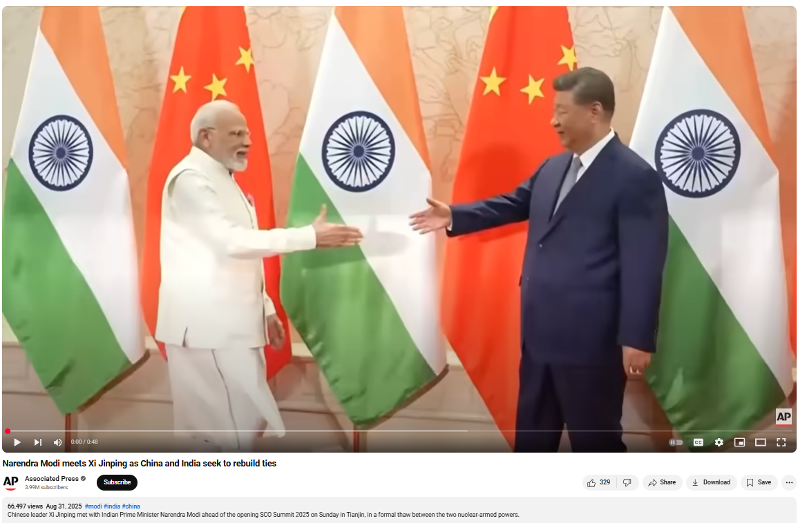 एससीओ शिखर परिषदेत शी जिनपिंग यांनी पंतप्रधान मोदींशी हस्तांदोलन करण्यास नकार दिला?