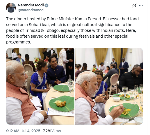 पंतप्रधान मोदींना प्लेटमध्ये बिर्याणी वाढली होती? व्हायरल फोटोमागील सत्य जाणून घ्या