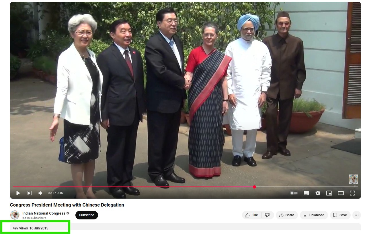 ‘பழைய இந்தியா பிரதமரும் பழைய சீனா அதிபரும்’ என்று பரவும் வீடியோ.