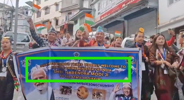Video From Sikkim Shared As People In Nepal Supporting PM Modi