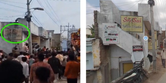 Viral Post Claiming To Show Muslims Throwing Stones During Ganesh Visarjan In Raichur Is False