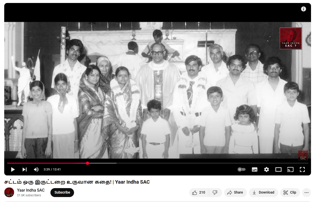 தவெக தலைவர் விஜய் இயக்குனர் S.A.சந்திரசேகரின் சொந்த மகனில்லை.