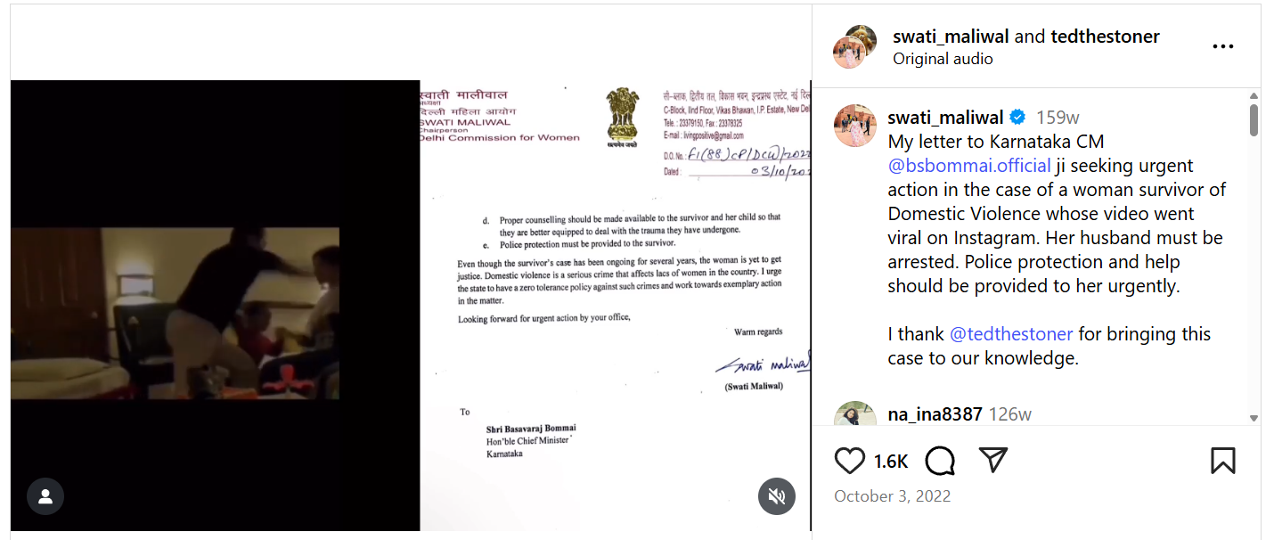 இந்து சடங்குகளின்படி விளக்கேற்றியதால் இந்து மதத்தை சார்ந்த மனைவியை இஸ்லாமிய மதத்ததை சார்ந்த கணவர் தாக்கினார்.