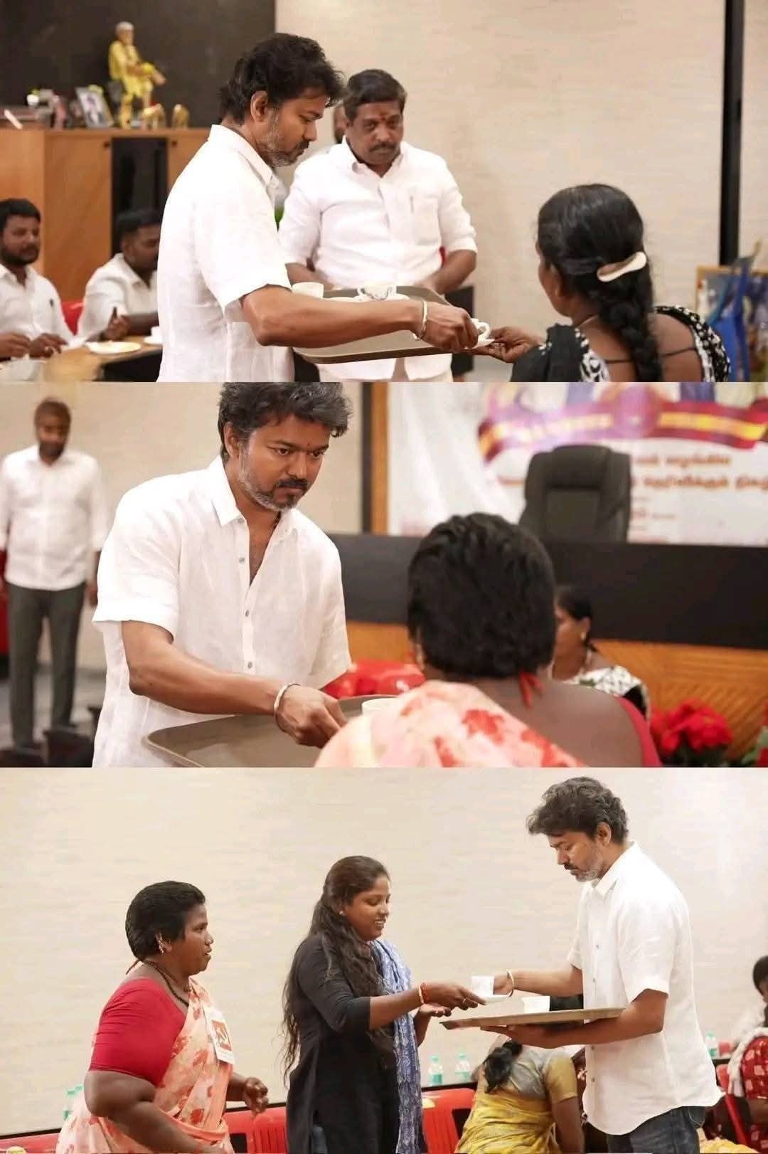 கரூர் நெரிசலில் உயிரிழந்தவர்களின் குடும்பத்தாரை விஜய் சந்தித்ததாக பரவும் படங்கள்.