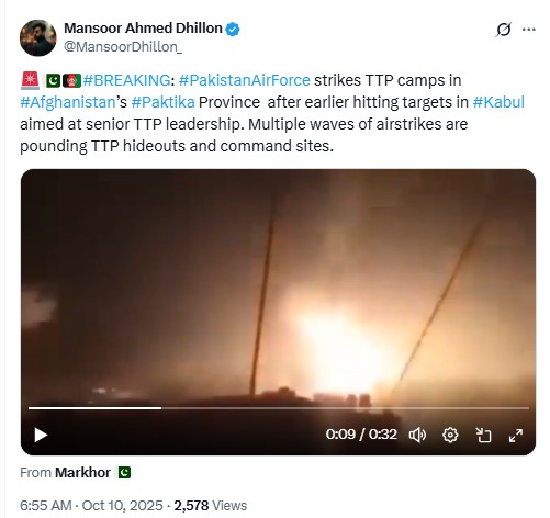Here’s The Truth Behind Viral Visuals Claiming To Show ‘Pakistan's Airstrike On Afghanistan’