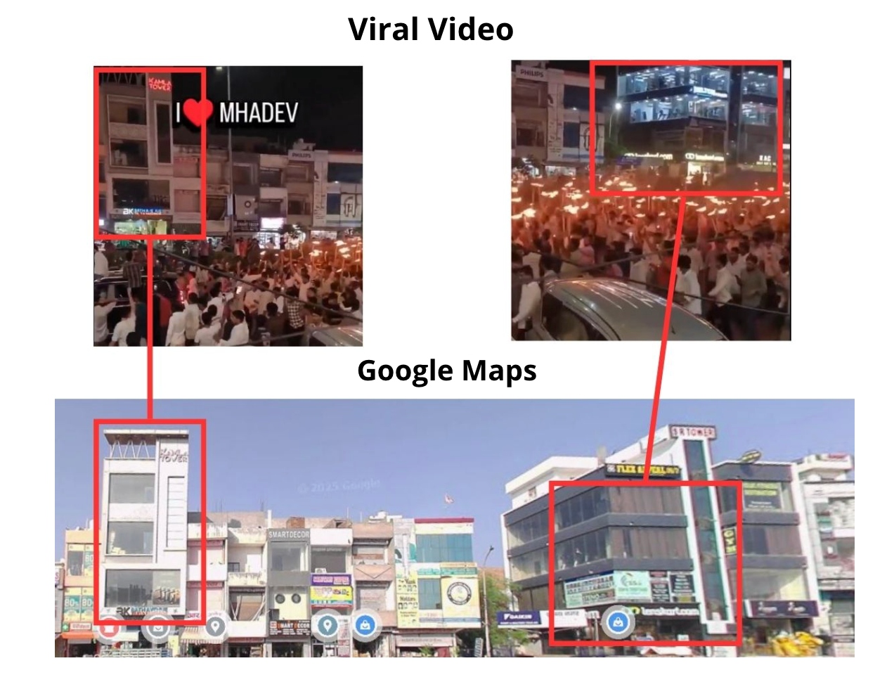 ਜੈਪੁਰ ਵਿੱਚ ਮਸ਼ਾਲ ਜਲੂਸ ਦਾ ਵੀਡੀਓ ਯੂਪੀ ਦਾ ਦੱਸਕੇ ਹੋਇਆ ਵਾਇਰਲ