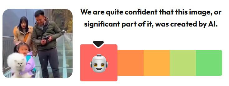 ਬੱਚੀ ਗਲਾਸ ਦੇ ਪੁੱਲ ਤੋਂ ਨੀਚੇ ਗਿਰ ਗਈ? ਵੀਡੀਓ AI ਜਨਰੇਟਡ ਹੈ