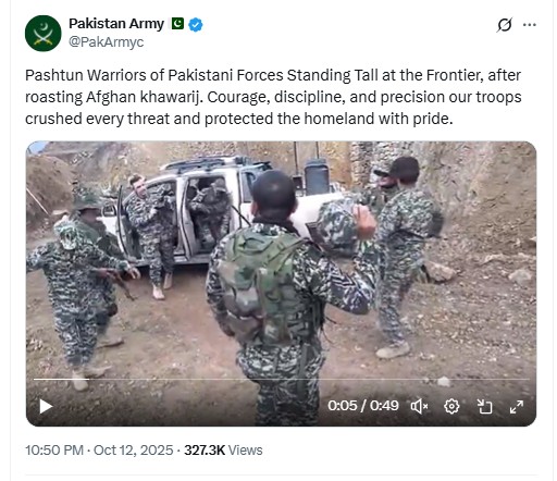 Old Video Shared As Pakistani Soldiers Celebrating Amid Recent Afghanistan Conflict