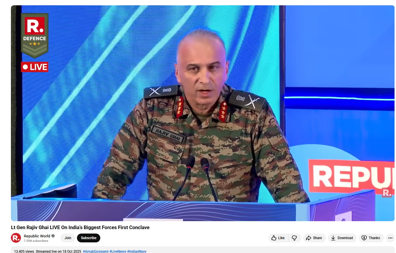 Viral Video Of Lt Gen Rajiv Ghai Warning Against Influence Of ‘Saffron Politics’ In Indian Army Is Deepfake