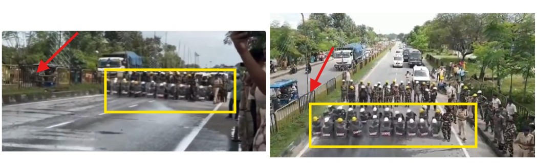 ಪ್ರತಿಭಟನಾಕಾರರ ಮೇಲೆ ಪೊಲೀಸರ ಕ್ರಮ, ಅಣಕು ಪ್ರದರ್ಶನದ ವೀಡಿಯೋ ವೈರಲ್!