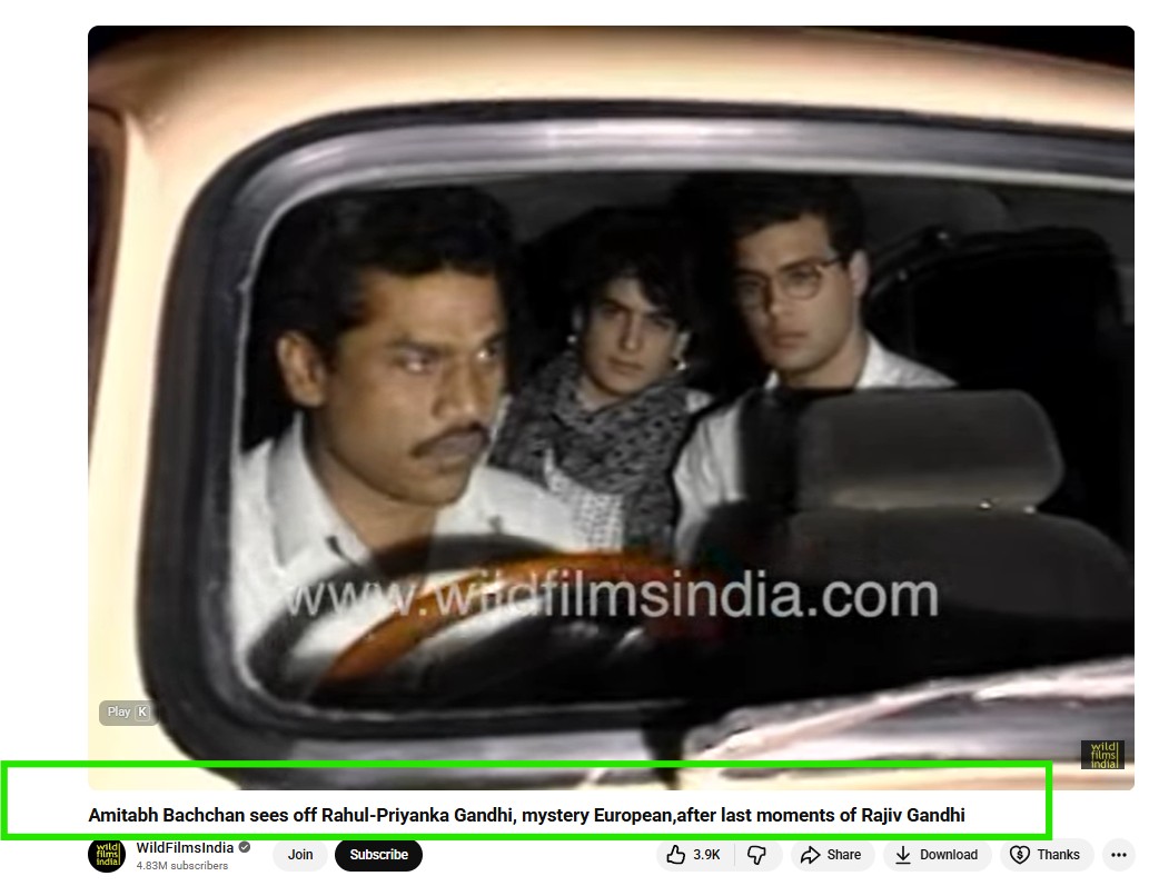 Does This Video Show Rahul Gandhi Returning From The US After Being Released In A Drugs Case?
