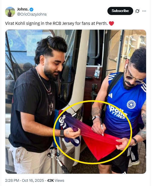  Edited Photo Falsely Shows Virat Kohli Signing Pakistani Flag
