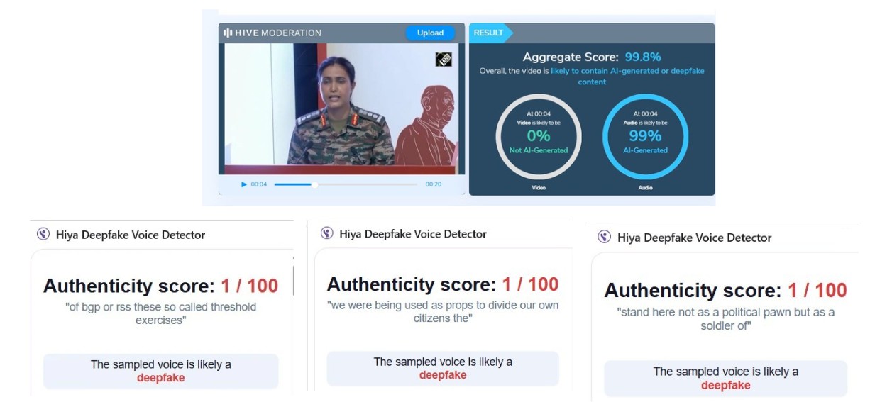 Viral Video Of Colonel Sofiya Qureshi Calling Trishul Exercise Political Theatre Before Bihar Polls Is Deepfake