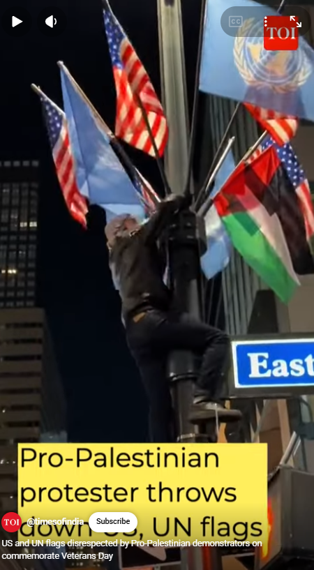 ನ್ಯೂಯಾರ್ಕ್ ಗೆ ಝೊಹ್ರನ್ ಮಮ್ದಾನಿ ಮೇಯರ್ ಆಗುತ್ತಿದ್ದಂತೆ ಅಮೆರಿಕದ ಧ್ವಜಗಳನ್ನು ಕಿತ್ತೆಸೆದ ಮುಸ್ಲಿಮರು?