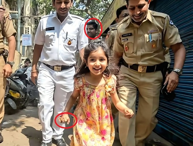 हरवलेल्या ४ वर्षांच्या मुलीला मुंबई पोलिसांनी पालकांना पुन्हा भेटवल्याची हृदयस्पर्शी कहाणी एआय-जनरेटेड फोटोसह होतेय शेयर
