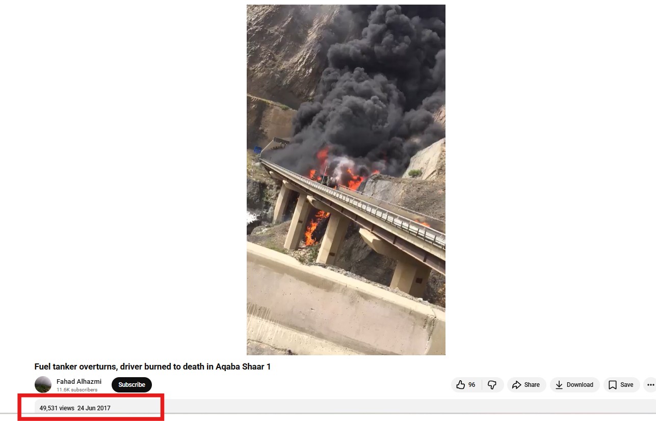 Old, Unrelated Video Linked To Saudi Arabia Bus Crash