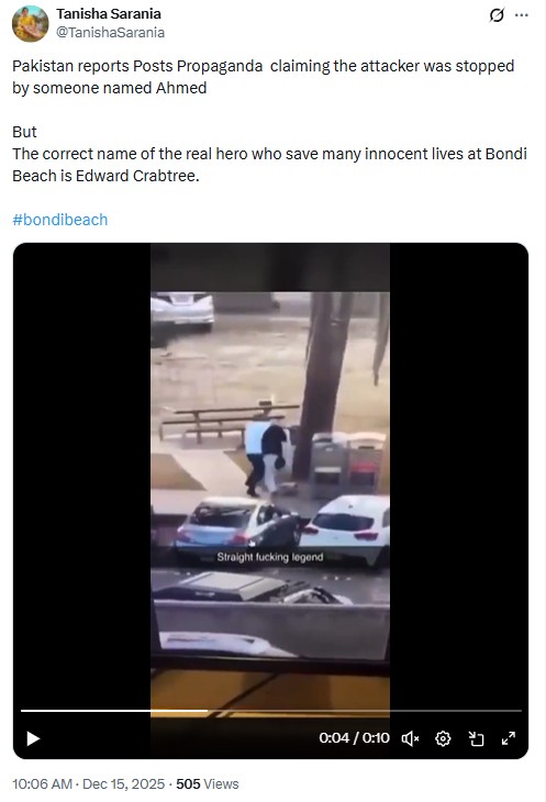 Bondi Beach Shooting: Here Is A Fact-Check Of Social Media Posts Identifying ‘Hero’ Who Disarmed Sydney Gunman