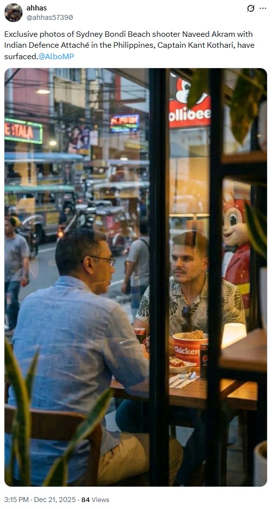 Viral Image Of Indian Official With Bondi Beach Shooter Is AI-Generated