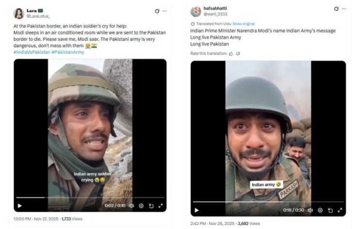 The Other Battlefield: How Pro-Pak Accounts Weaponised AI-Altered Clips Against India In 2025
