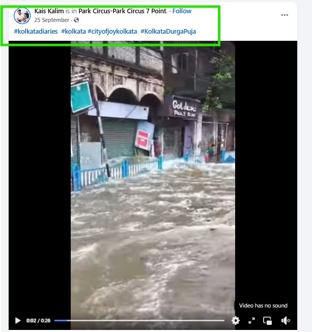 Cyclone Ditwah: Old Video From Kolkata Shared As Massive Flooding In Chennai