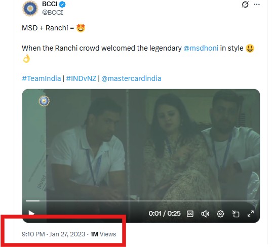 India Vs South Africa: Old Photo Of MS Dhoni In Ranchi Stadium Shared As Recent