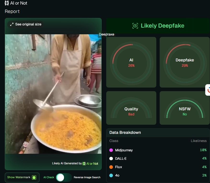 ਮੁਸਲਿਮ ਵਿਅਕਤੀ ਨੇ ਨਾਲੇ ਦੇ ਪਾਣੀ ਨਾਲ ਬਣਾਈ ਬਿਰਆਨੀ? 