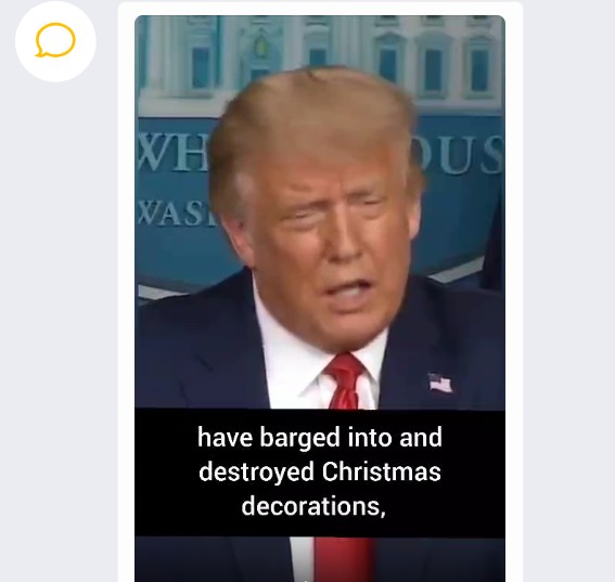 Viral Video Of President Trump Criticising PM Modi Over Vandalism During Christmas Celebrations 

