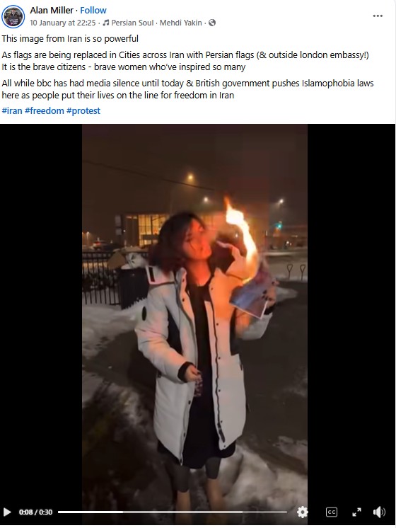 iranian girl lighting cigarette Iran Unrest: This Video Of Woman Lighting Cigarette With Burning Khamenei  Photo Is From Canada