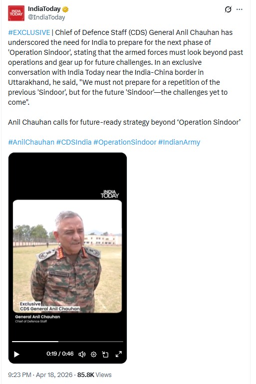 Did CDS Anil Chauhan Say Donald Trump Can’t Disobey Benjamin Netanyahu?