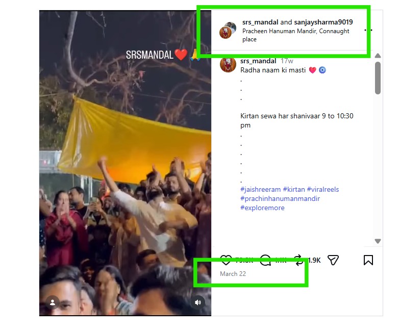 Video Does Not Show Muslim Man Dancing To Bhajan During CJP Protest At  Jantar Mantar
